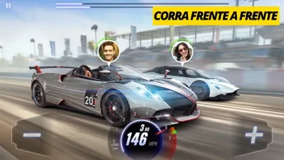 Carro de arranque em pista de drag pronto para a luz verde